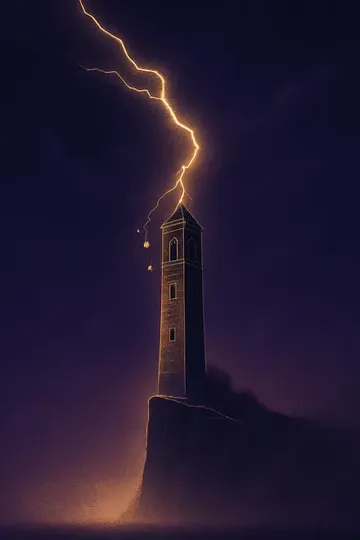 Иллюстрация аркана «Башня»
